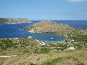 Panoramica della spiaggia di Mesachti